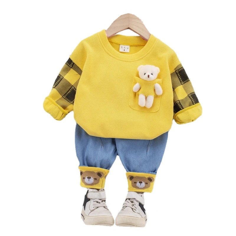 New Autumn Baby Cartoon Clothes Kids Boys Girls T Shirt Pants 2pcs/sets Spring Children Infant Clothing Toddler Casual Tracksuit
New Autumn Baby Cartoon Clothes Kids Boys Girls T Shirt Pants 2pcs/sets Spring Children Infant Clothing Toddler Casual Tracksuit