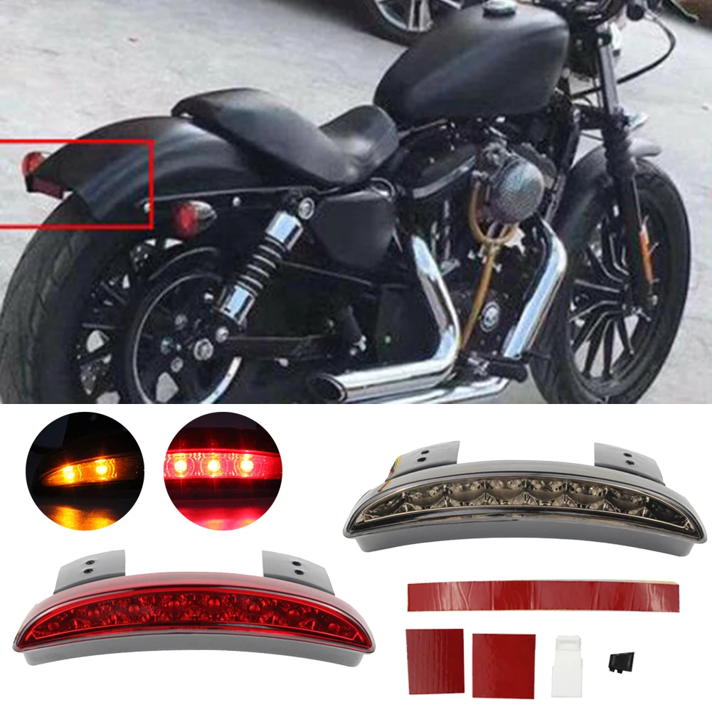 Sale Motorcycle Taillight Rear Fender Mount Brake Light Turn Signal Rear Fender Edge Red Warning Light Smoked Clear Red Lens
Sale Motorcycle Taillight Rear Fender Mount Brake Light Turn Signal Rear Fender Edge Red Warning Light Smoked Clear Red Lens