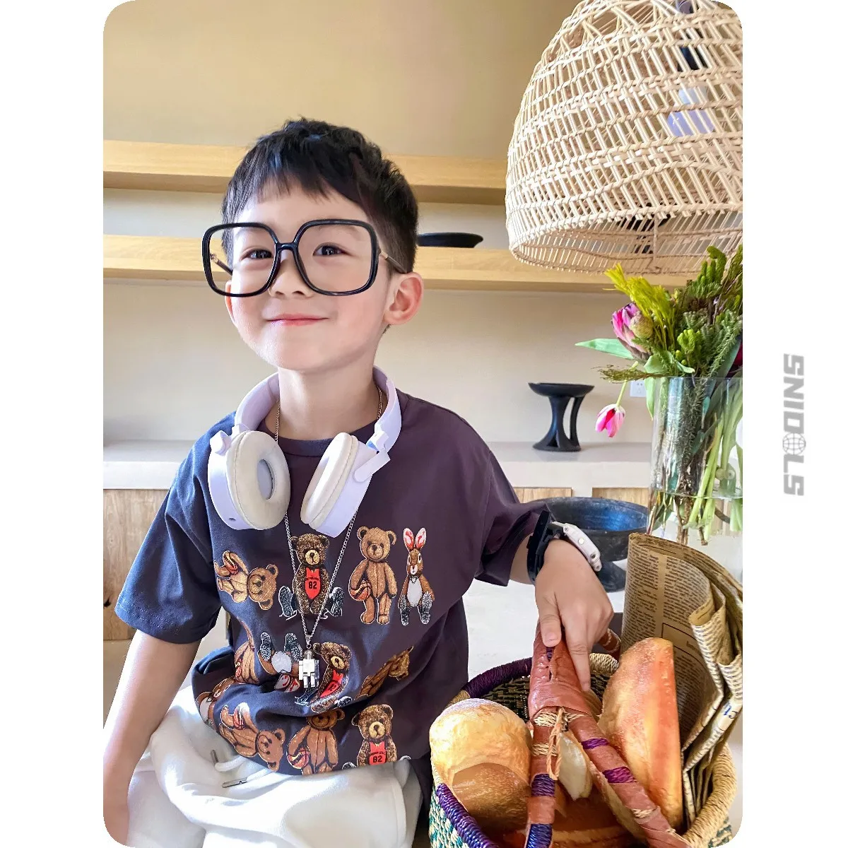 Summer Children's Short-sleeved T Shirt Korean Baby Boys and Girls Cartoon Bear T-shirt Kids Casual Loose Top Tees Baby Clothes
Summer Children's Short-sleeved T Shirt Korean Baby Boys and Girls Cartoon Bear T-shirt Kids Casual Loose Top Tees Baby Clothes