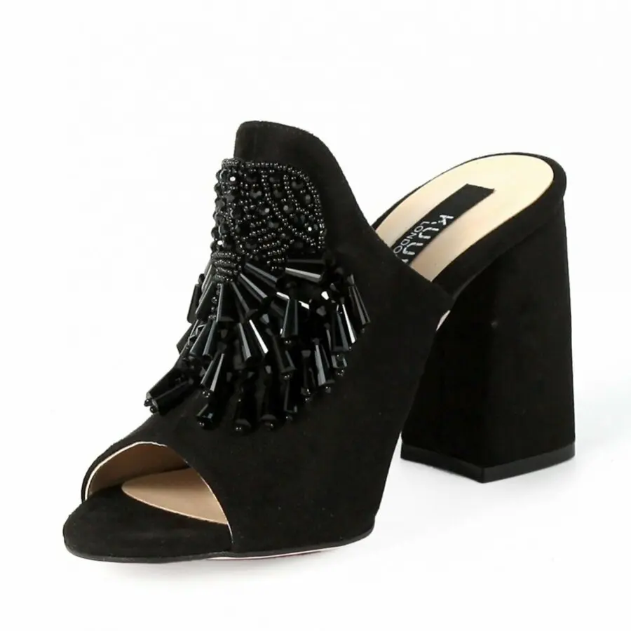 Vital Arman Women'S Leather Tasseled Heeled Slippers
Vital Arman Women'S Leather Tasseled Heeled Slippers