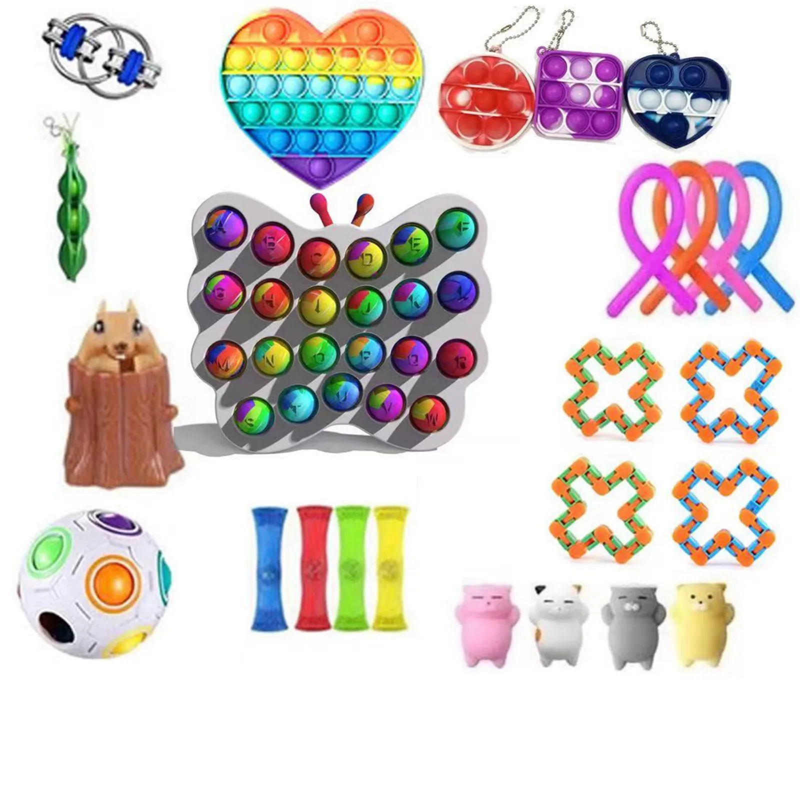 Squeeze Silicone Decompression Set Toys A Variety Of Choices Children's Sensory Release Pressure Toys Adults Anxiety Relief
Squeeze Silicone Decompression Set Toys A Variety Of Choices Children's Sensory Release Pressure Toys Adults Anxiety Relief
