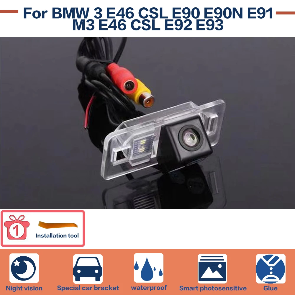 Car Rear View Reverse Backup Camera Parking HD Night Vision High Quality For BMW 3 E46 CSL E90 E90N E91 M3L E92 E93
Car Rear View Reverse Backup Camera Parking HD Night Vision High Quality For BMW 3 E46 CSL E90 E90N E91 M3L E92 E93