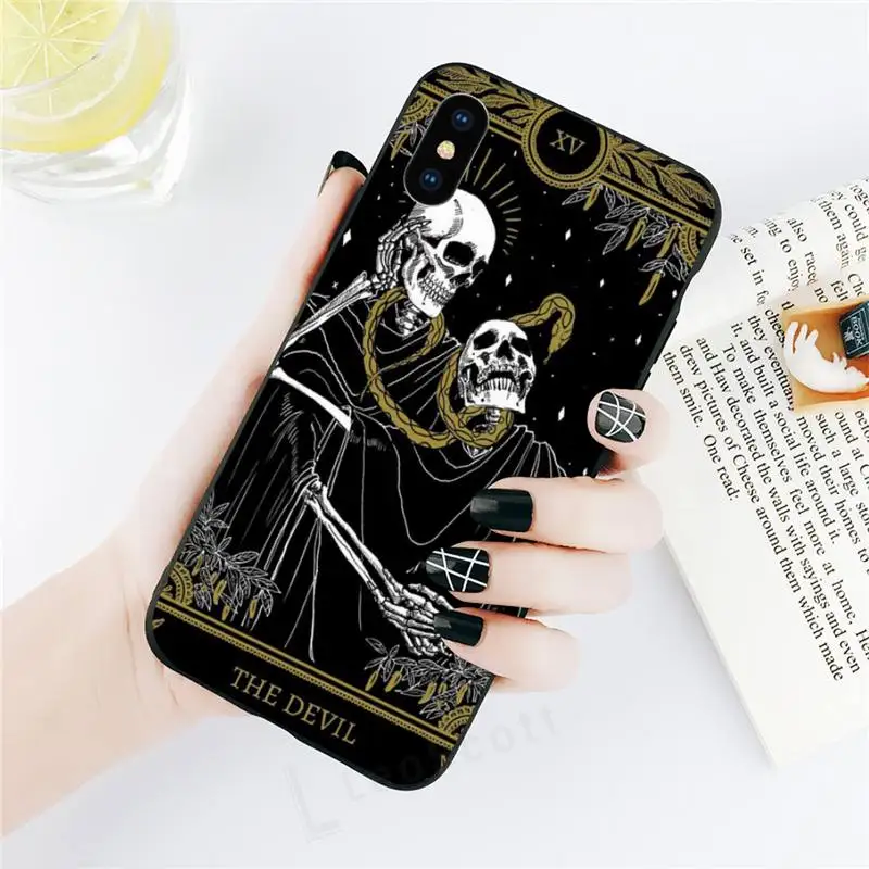 Skull Tarot grim Reaper Phone Case for iPhone 11 12 pro XS MAX 8 7 6 6S Plus X 5S SE 2020 XR cover funda coque
Skull Tarot grim Reaper Phone Case for iPhone 11 12 pro XS MAX 8 7 6 6S Plus X 5S SE 2020 XR cover funda coque