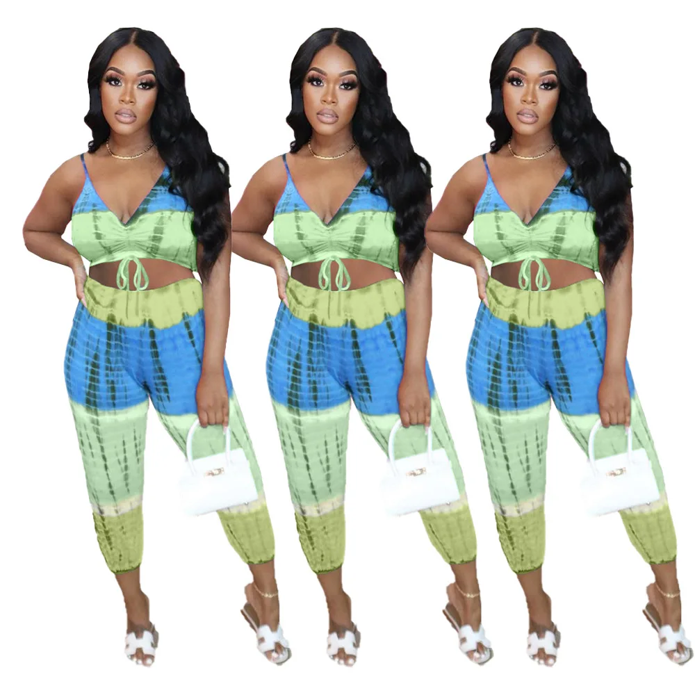 FNOCE Summer New Style Women's casual Loose Fashion Tie-dye Positioning Printing Loose Casual Suit
FNOCE Summer New Style Women's casual Loose Fashion Tie-dye Positioning Printing Loose Casual Suit