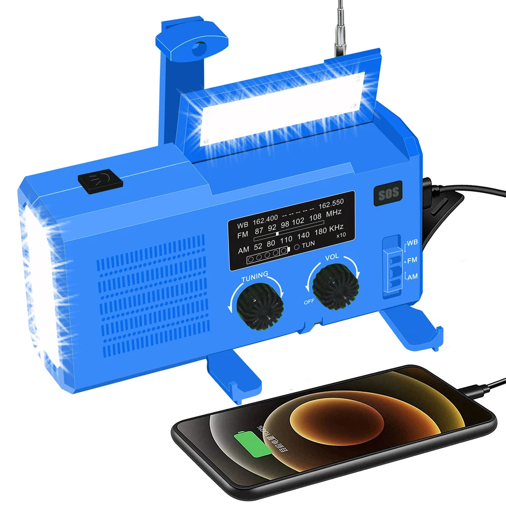 Emergency Solar Radio Hand Crank Phone Charger COB Multi-Purpose Super Bright Flashlight
Emergency Solar Radio Hand Crank Phone Charger COB Multi-Purpose Super Bright Flashlight