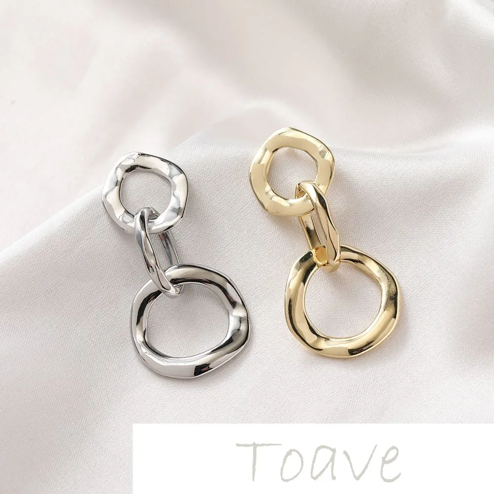 14K true gold 3 ring irregular round earrings silver needle diy earrings earrings simple and versatile temperament
14K true gold 3 ring irregular round earrings silver needle diy earrings earrings simple and versatile temperament