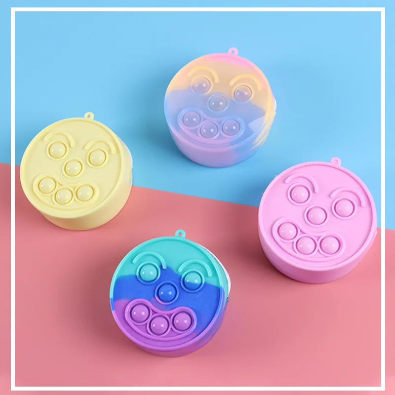 Кошелек для монет, фиджет-игрушка, пузырьковая простая затемненная стационарная сумка, милая маленькая круглая силиконовая антистрессовая...
Кошелек для монет, фиджет-игрушка, пузырьковая простая затемненная стационарная сумка, милая маленькая круглая силиконовая антистрессовая...