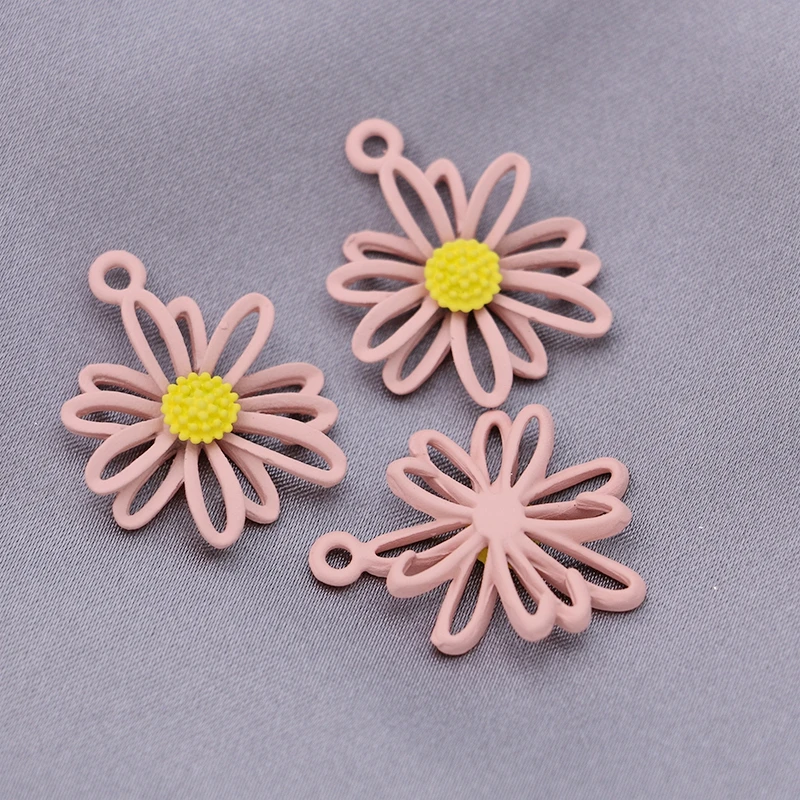 5PCS Pink Yellow Hollow Flower Charm Pendant for Jewelry Making Bracelet Earrings Women's Fashion Necklace DIY Accessories Craft
5PCS Pink Yellow Hollow Flower Charm Pendant for Jewelry Making Bracelet Earrings Women's Fashion Necklace DIY Accessories Craft