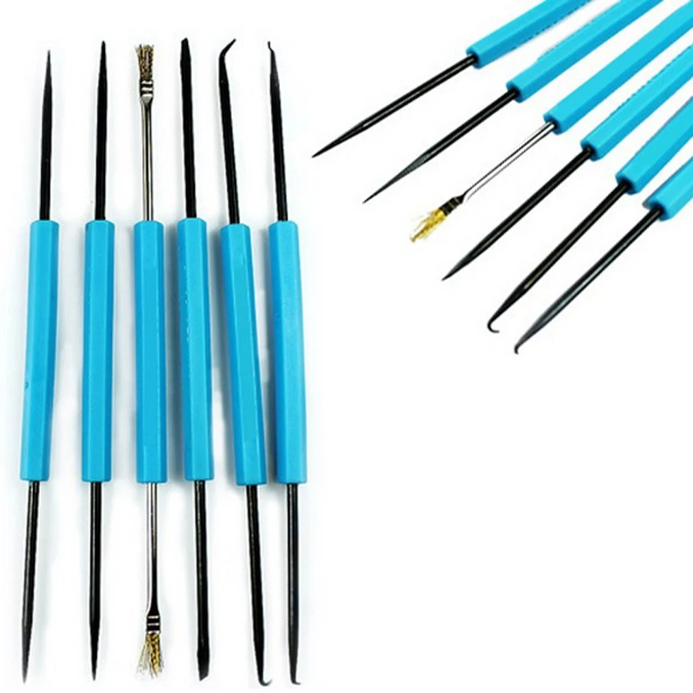 6pcs Desoldering Aid Tool Circuit Board Soldering Welding Auxiliary Tools Assist Set Soldering Aid PCB Cleaning Kit Repair Tools
6pcs Desoldering Aid Tool Circuit Board Soldering Welding Auxiliary Tools Assist Set Soldering Aid PCB Cleaning Kit Repair Tools
