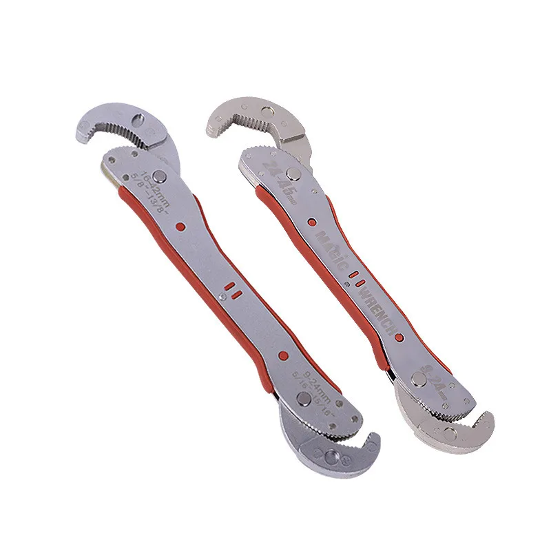 

Adjustable Magic Wrench Multi-function Purpose Spanner Tools 9-45mm Universal Wrench Pipe Home Hand Tool Quick Snap Grip
