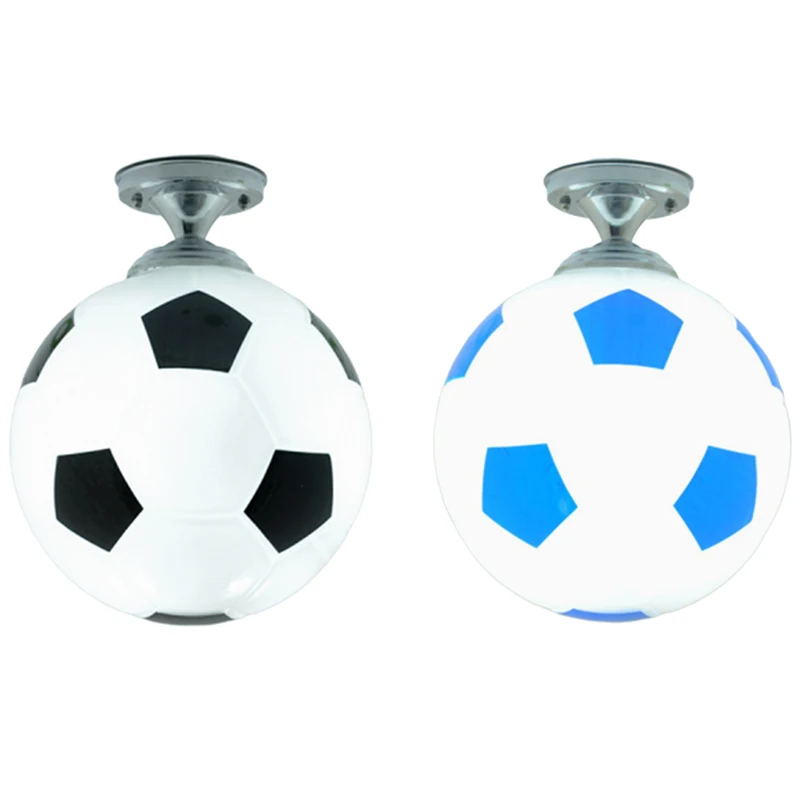 New Soccer Ball Children Room Glass Led Ceiling Light Football Kid's Room Led Lamp Bedroom Bar Ceiling Lights Home Lighting
New Soccer Ball Children Room Glass Led Ceiling Light Football Kid's Room Led Lamp Bedroom Bar Ceiling Lights Home Lighting