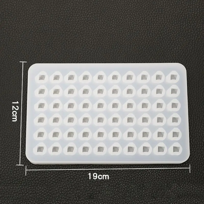 DIY Crystal UV Epoxy Mold 60 Grid Ice Cube Mould Irregular Jewelry Pendant Diamond Silicone Molds
DIY Crystal UV Epoxy Mold 60 Grid Ice Cube Mould Irregular Jewelry Pendant Diamond Silicone Molds