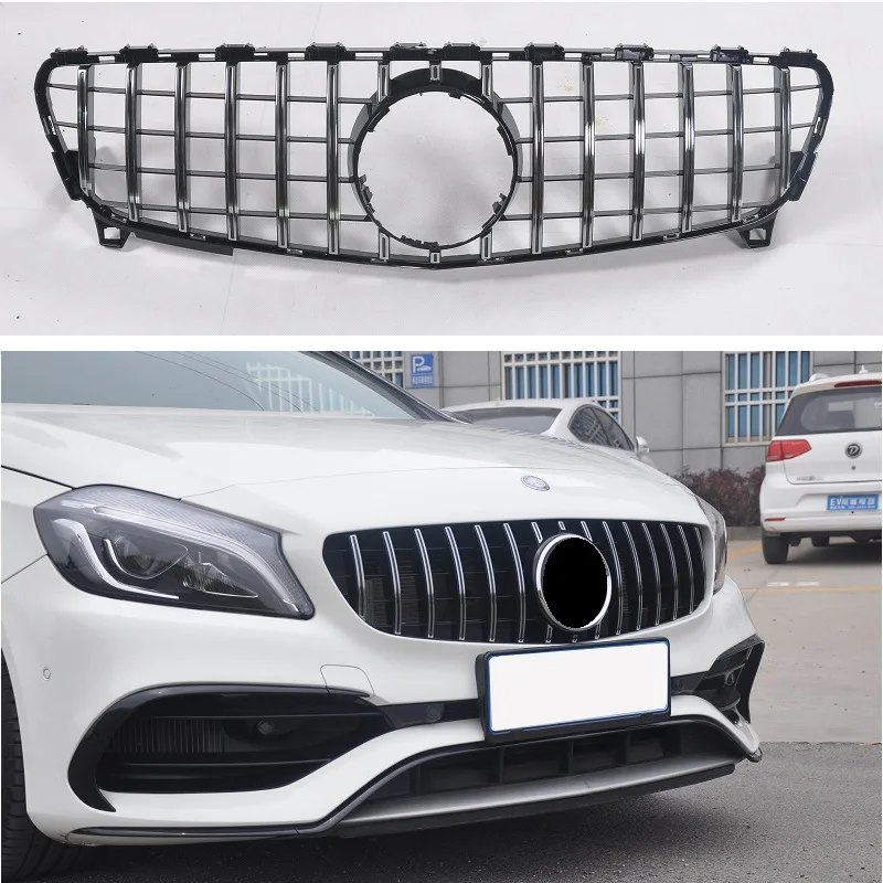ABS Material Auto Front Grille for Mercedes Benz A Class W176 2016-2018 Auto Front Grille Hood Mesh 
ABS Material Auto Front Grille for Mercedes Benz A Class W176 2016-2018 Auto Front Grille Hood Mesh