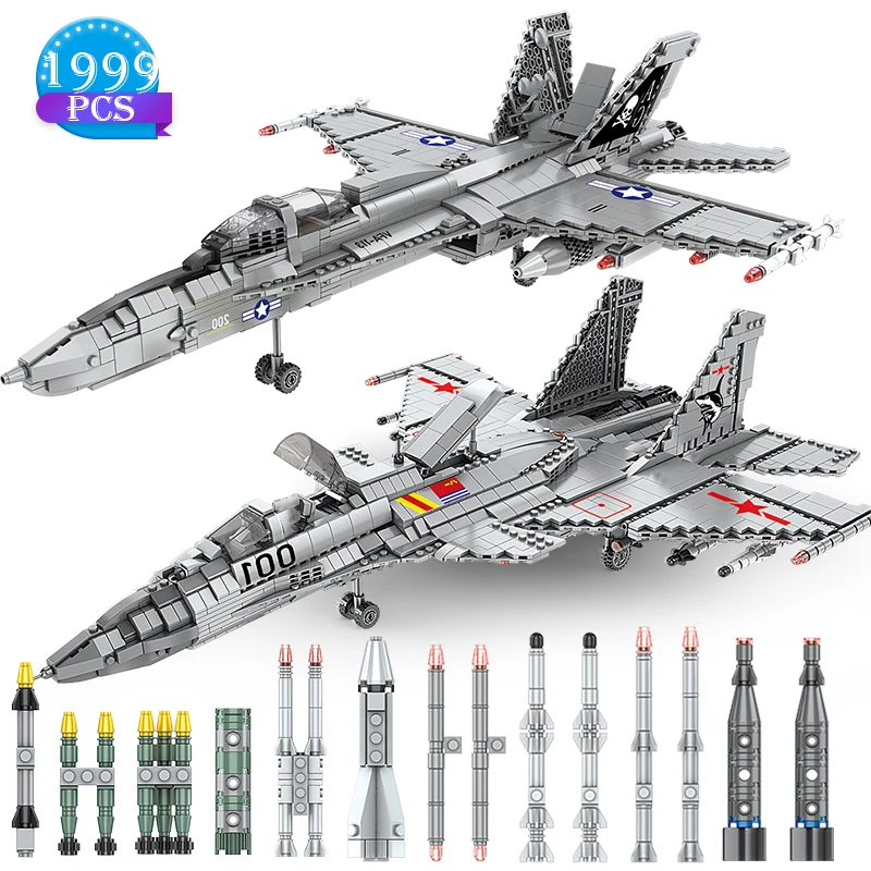 Technical Creative Military Series Building Blocks Transport Aircraft Fighter Aircraft DIY Toy Brick For Children Holiday Gifts
Technical Creative Military Series Building Blocks Transport Aircraft Fighter Aircraft DIY Toy Brick For Children Holiday Gifts