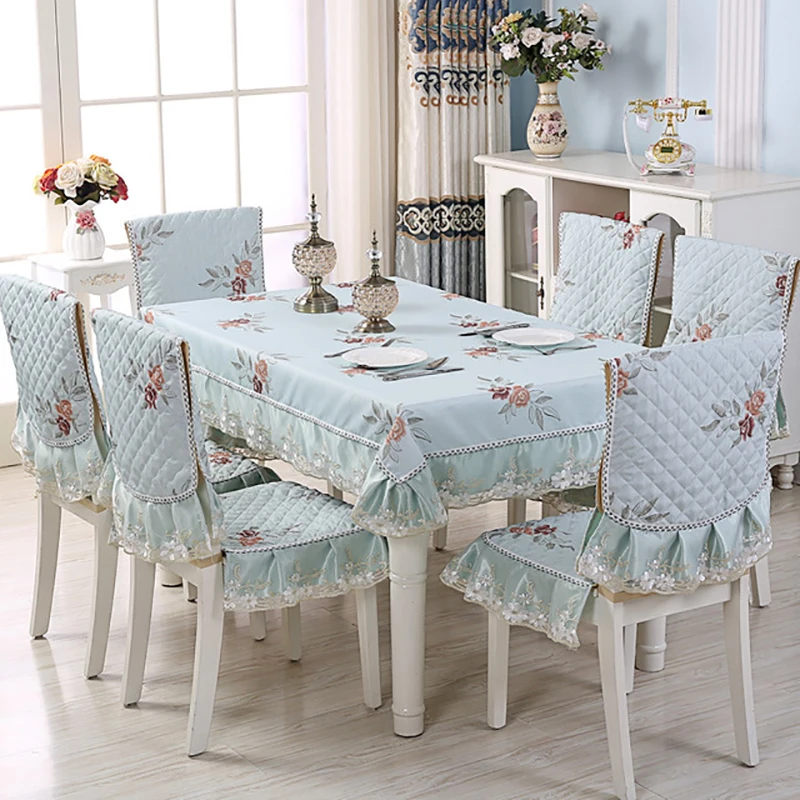 New Embroidery Non-slip Modern Minimalist Chair Cover Home Furniture Table And Set Tablecloth Elegant Dining Cushion | Дом и сад
