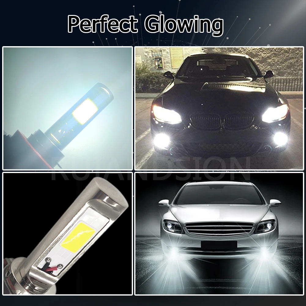 2pcs 10-30V Amber Yellow COB High Power 80W LED H11 H8 H9 Canbus Bulbs For Fog Lights Driving Lamps Non-Polarity 6000k 1000Lm
2pcs 10-30V Amber Yellow COB High Power 80W LED H11 H8 H9 Canbus Bulbs For Fog Lights Driving Lamps Non-Polarity 6000k 1000Lm