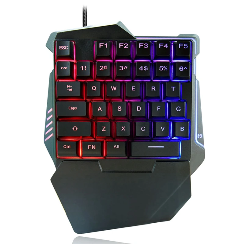 One-Handed Ergonomic Universal Laptops Wired USB Gaming LED Backlight Home 35 Keys Office Mobile Phone Keypad Keyboard
One-Handed Ergonomic Universal Laptops Wired USB Gaming LED Backlight Home 35 Keys Office Mobile Phone Keypad Keyboard