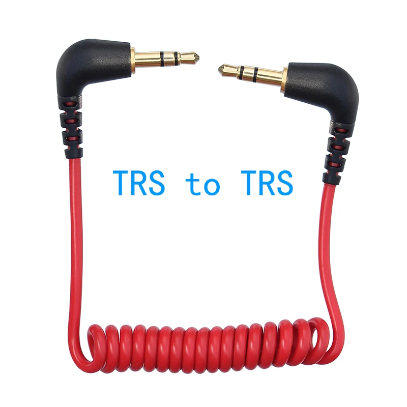 3.5mm TRS to TRS Microphone to Camera Cable Spring Coiled Red Color for RODE SC7 BOYA By VIDEOMIC GO Video Micro-type Mics
3.5mm TRS to TRS Microphone to Camera Cable Spring Coiled Red Color for RODE SC7 BOYA By VIDEOMIC GO Video Micro-type Mics