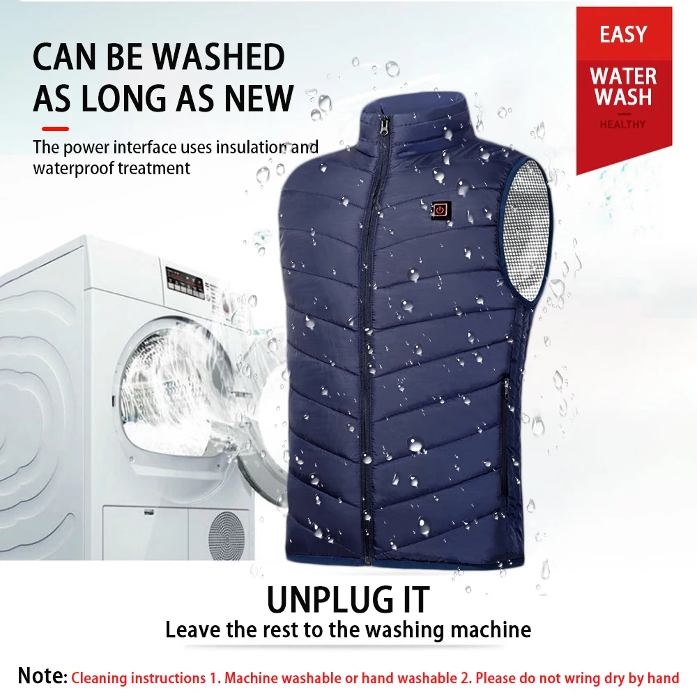 2020 Electric Heated Vest 9 Areas Heating Jacket Down Cotton Hot Compress Physiotherapy Heating Vest Heated Pad Outdoor Fishing
2020 Electric Heated Vest 9 Areas Heating Jacket Down Cotton Hot Compress Physiotherapy Heating Vest Heated Pad Outdoor Fishing