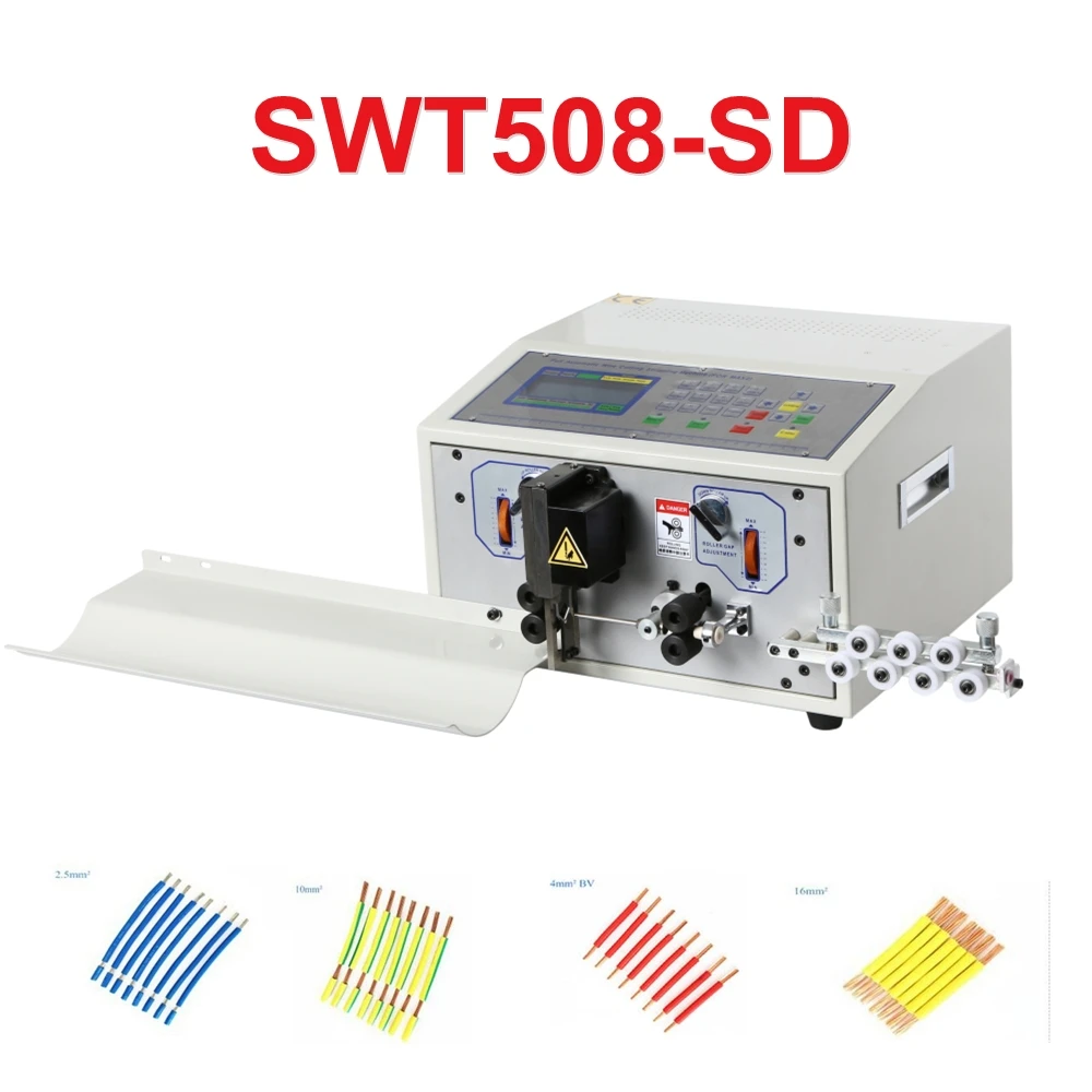 SWT508-SD Peeling Stripping Cutting Machine For Computer Automatic Wire Strip Stripping Machine 0.1-6MM2 AWG10-AWG28 220V 110V
SWT508-SD Peeling Stripping Cutting Machine For Computer Automatic Wire Strip Stripping Machine 0.1-6MM2 AWG10-AWG28 220V 110V