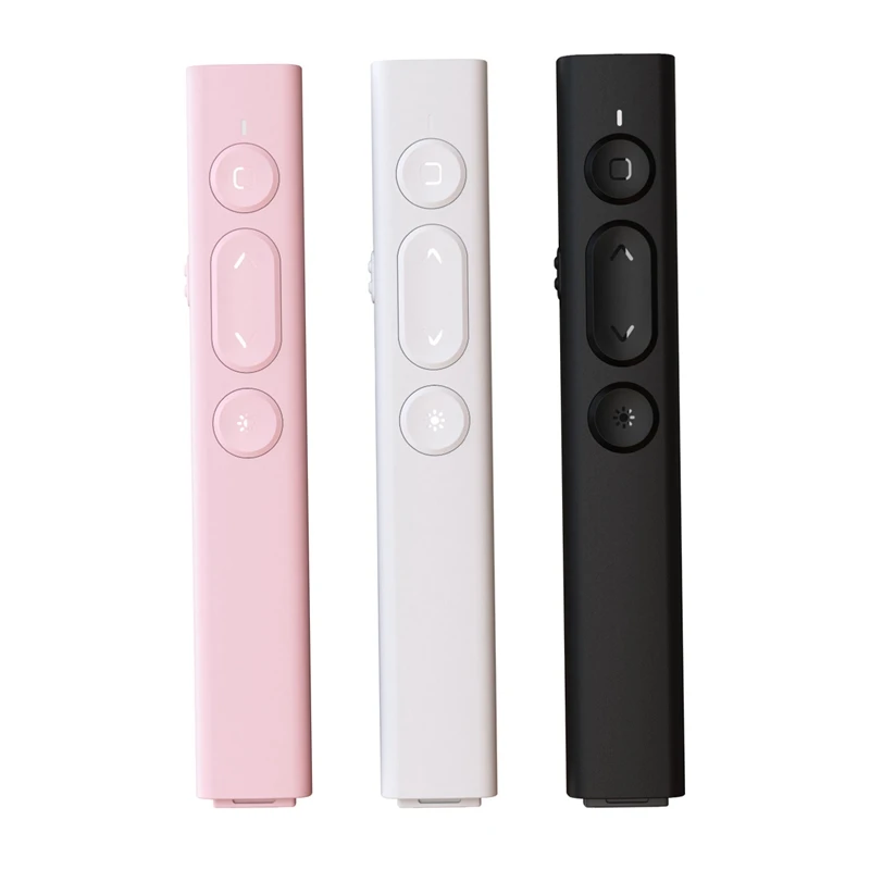 

Rechargeable Wireless Presenter RF 2.4Ghz Remote Control Distance 100M for Powerpoint Presentations
