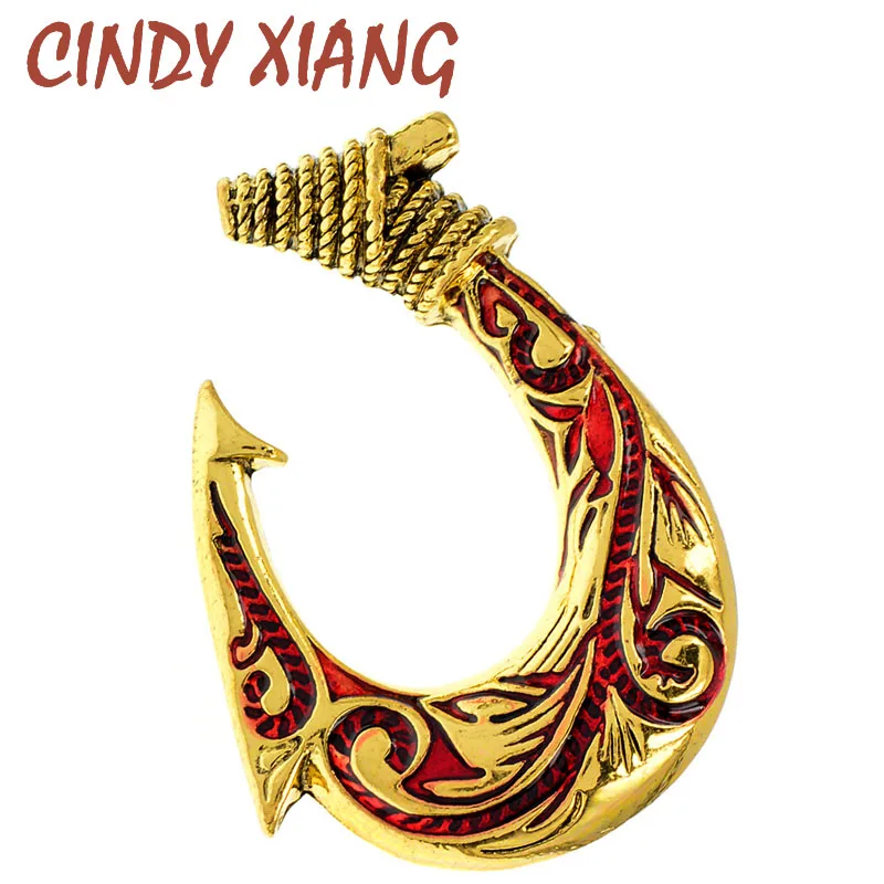 CINDY XIANG New Enamel Fishing Hook Shaped Brooches For Women And Men Metal Special Design Brooch Pins Enamel Jewelry Vintage
CINDY XIANG New Enamel Fishing Hook Shaped Brooches For Women And Men Metal Special Design Brooch Pins Enamel Jewelry Vintage