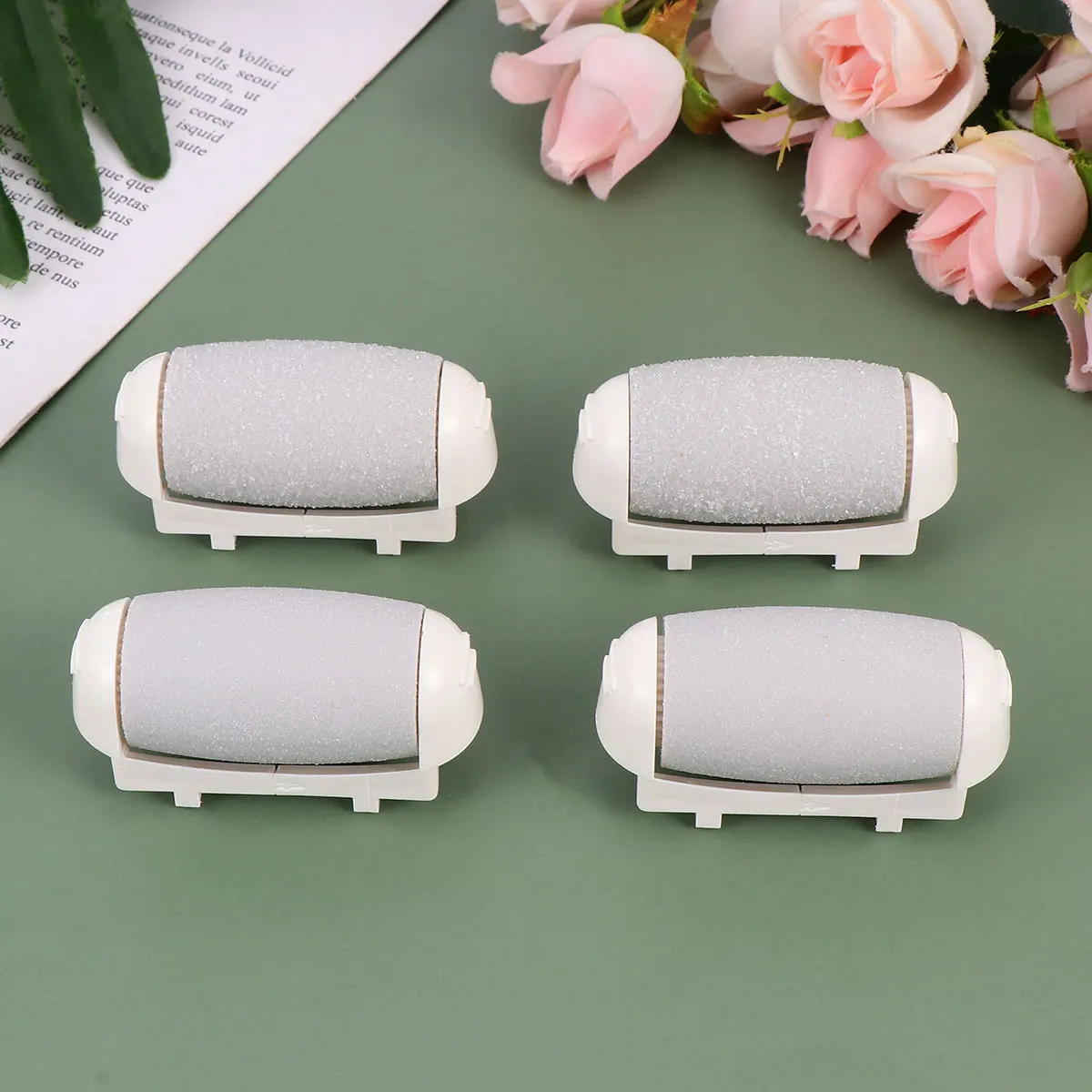 8pcs Replacement Exfoliate Roller Heads Electronic Foot File Grinding Roller Tool Calluses Dead Skin Remover
8pcs Replacement Exfoliate Roller Heads Electronic Foot File Grinding Roller Tool Calluses Dead Skin Remover
