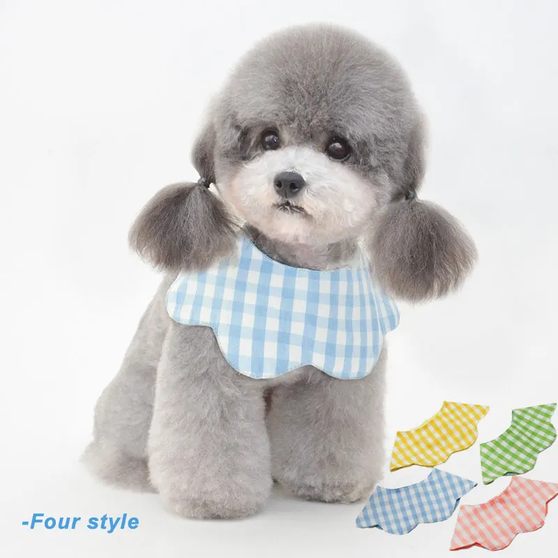 Plaid Dog Bibs for Small Dog Cute Pet Scarf with Flower Shaped Necks Pet Collar Dog Headdress Accessories for Teedy Dropshipping
Plaid Dog Bibs for Small Dog Cute Pet Scarf with Flower Shaped Necks Pet Collar Dog Headdress Accessories for Teedy Dropshipping
