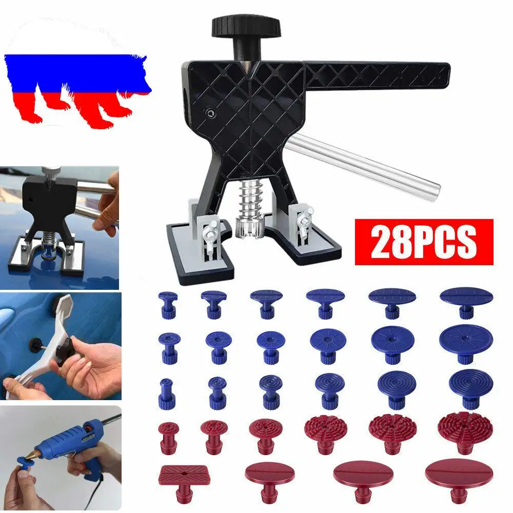 Auto Paintless Dent Repair Kits, 28pcs Dent Remover Tools for Door Dings, Hail Damages and All Kinds of Car Dents
Auto Paintless Dent Repair Kits, 28pcs Dent Remover Tools for Door Dings, Hail Damages and All Kinds of Car Dents