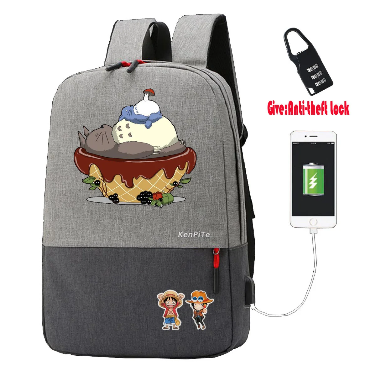 anime My Neighbor Totoro Backpack UNISEX Anti-theft USB Charging Laptop bag Knapsack student book Bags teenagers Travel backpack
anime My Neighbor Totoro Backpack UNISEX Anti-theft USB Charging Laptop bag Knapsack student book Bags teenagers Travel backpack