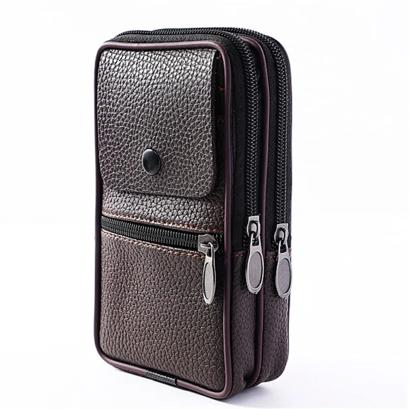 2021 PU Leather Vintage Waist Packs Mobile Phone Bag Men Waist Bags Money Pouch Cover Case Holder
2021 PU Leather Vintage Waist Packs Mobile Phone Bag Men Waist Bags Money Pouch Cover Case Holder