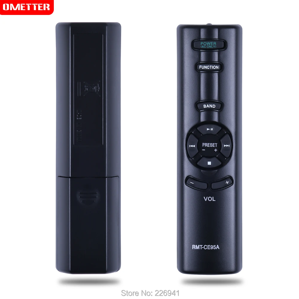 Remote Control for Sony RMT-CE95A CFD-S03CP E100 E90 E95 CFDS03CP CFDE100 CFDE90 CFDE95 CD Player
Remote Control for Sony RMT-CE95A CFD-S03CP E100 E90 E95 CFDS03CP CFDE100 CFDE90 CFDE95 CD Player