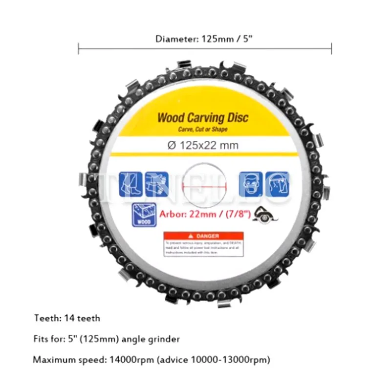 5 Inch Chain Plate 125*22mm Woodworking Saw Blade Cutting Blades Wood Slotted Saw Blade
5 Inch Chain Plate 125*22mm Woodworking Saw Blade Cutting Blades Wood Slotted Saw Blade