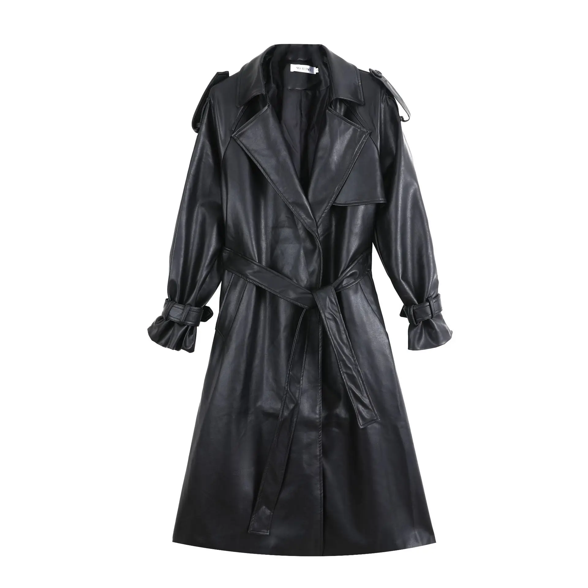 2020 New Design Cotton Thick High Street Fashion Fall Leather Trench Women Long Coat 060
2020 New Design Cotton Thick High Street Fashion Fall Leather Trench Women Long Coat 060