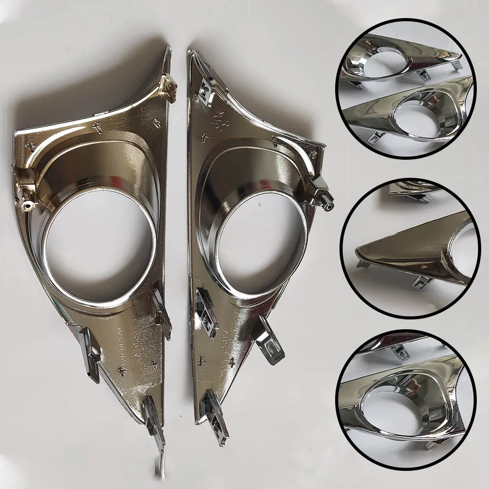 2pcs Car Fog Lights Parts Front Bumper Fog Lamp Frame Front Fog Lampcover Silver For Camry 12-14 52128-06370 High-quality
2pcs Car Fog Lights Parts Front Bumper Fog Lamp Frame Front Fog Lampcover Silver For Camry 12-14 52128-06370 High-quality