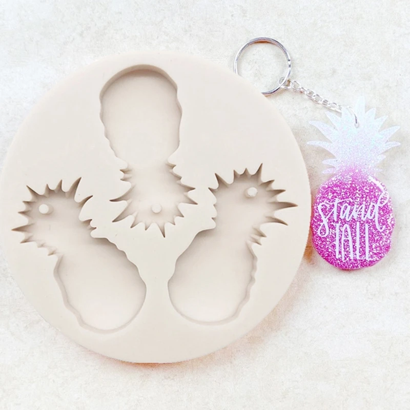 Glitter Pineapple/Cactus Shape Keychain Epoxy Resin Mold Keyring Pendant Casting Silicone Mould DIY Crafts Jewelry Making
Glitter Pineapple/Cactus Shape Keychain Epoxy Resin Mold Keyring Pendant Casting Silicone Mould DIY Crafts Jewelry Making