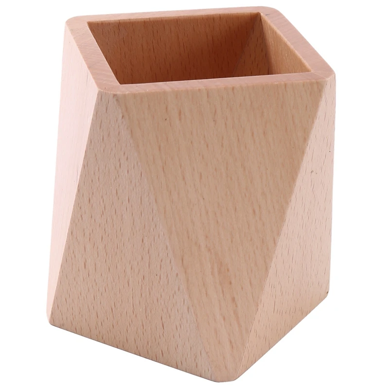 Bamboo Wood Desktop Pen Holder Geometric Multifunctional Pencil Cup Desktop Storage Rack
Bamboo Wood Desktop Pen Holder Geometric Multifunctional Pencil Cup Desktop Storage Rack