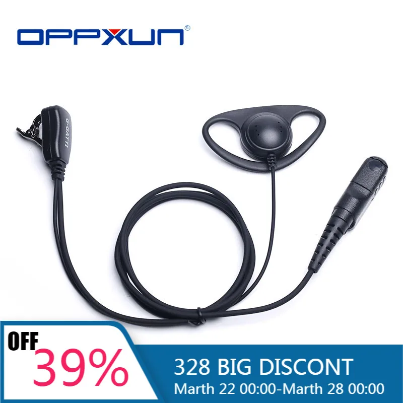 Oppxun D Ear Hook Headphones for Motorola Walkie Talkie XIR p6600 p6608 p6628 e8600 xpr3300 xpr3500 dep550 dep570 dp2000 dp2400
Oppxun D Ear Hook Headphones for Motorola Walkie Talkie XIR p6600 p6608 p6628 e8600 xpr3300 xpr3500 dep550 dep570 dp2000 dp2400