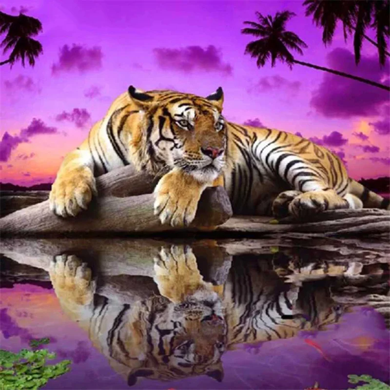 5D DIY Diamond Painting Animal Diamond Embroidery Tiger Pictures of Rhinestones Full Drill Mosaic Cross Stitch Decor for Home
5D DIY Diamond Painting Animal Diamond Embroidery Tiger Pictures of Rhinestones Full Drill Mosaic Cross Stitch Decor for Home