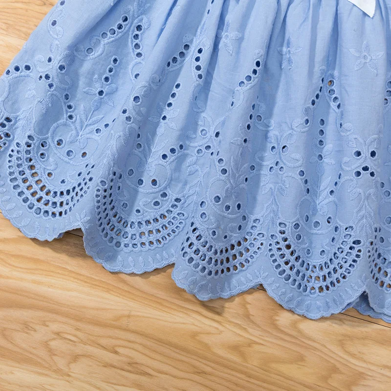 Summer Toddler Baby Girl Dress Cute Plaid Bowknot Lace Ornamental Cotton Dresses Blue 3-18 Months
Summer Toddler Baby Girl Dress Cute Plaid Bowknot Lace Ornamental Cotton Dresses Blue 3-18 Months
