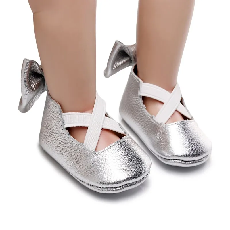 Genuine Leather bow Baby girls Shoes Handmade Spring Fall Soft Sole Solid Infant Elastic Band Bow Princess Dance crib Shoes
Genuine Leather bow Baby girls Shoes Handmade Spring Fall Soft Sole Solid Infant Elastic Band Bow Princess Dance crib Shoes