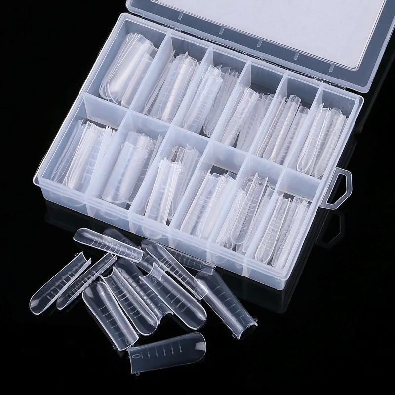 120pcs/box Extension False Nail Tips Acrylic Nail Art Extension Form For UV Gel Polish Quick Building Mold Manicures Tool Set
120pcs/box Extension False Nail Tips Acrylic Nail Art Extension Form For UV Gel Polish Quick Building Mold Manicures Tool Set