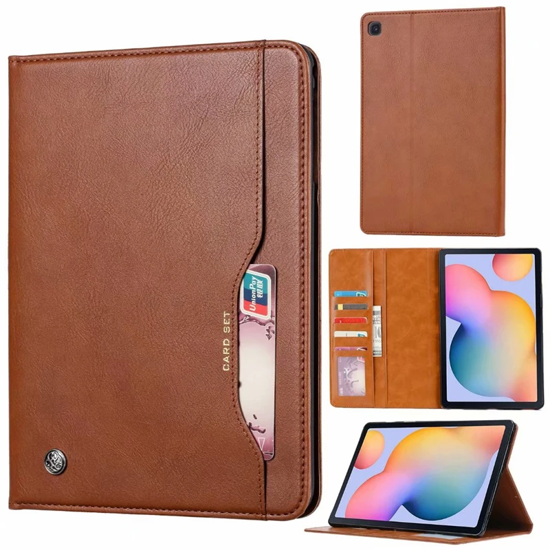 For Samsung Galaxy Tab S6 Lite 10.4 Inch 2020 SM-P610 P615 PU Leather Flip Cover Thin Magnetic Wallet Stand Case with Card Slots 
For Samsung Galaxy Tab S6 Lite 10.4 Inch 2020 SM-P610 P615 PU Leather Flip Cover Thin Magnetic Wallet Stand Case with Card Slots