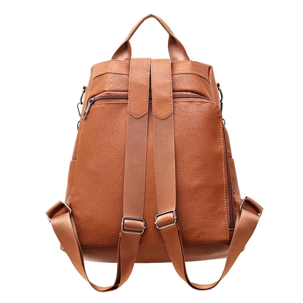 3 in 1 Solid Color Women Anti-theft Backpack Teenager Casual High School Bags Elegant Female Soft Pu Leather Travel Shoulder Bag
3 in 1 Solid Color Women Anti-theft Backpack Teenager Casual High School Bags Elegant Female Soft Pu Leather Travel Shoulder Bag