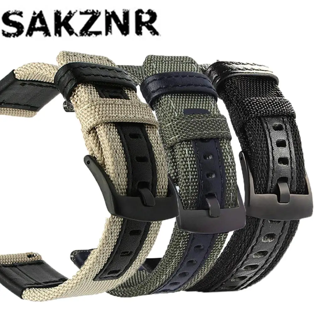 Leather+Nylon Watchband For Huawei Watch GT 2 Pro Strap Smart band Bracelet For Samsung Galaxy Watch 3 45mm Watch Accessories
Leather+Nylon Watchband For Huawei Watch GT 2 Pro Strap Smart band Bracelet For Samsung Galaxy Watch 3 45mm Watch Accessories