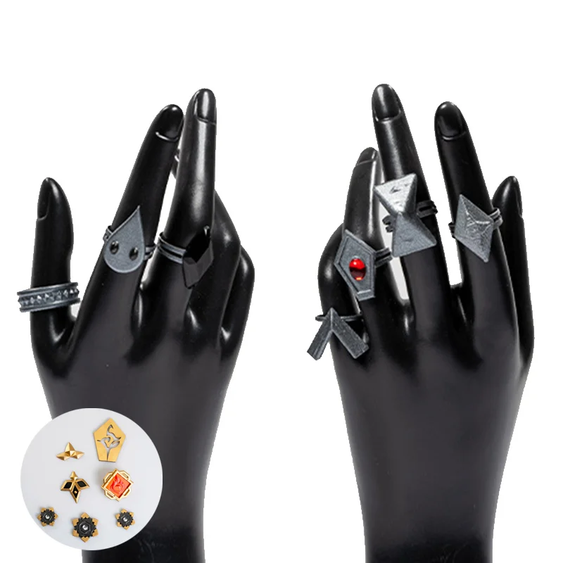 Game Genshin Impact Hutao Cosplay Rings Set Jewelry Project Characters Props Ring Accessories One Set
Game Genshin Impact Hutao Cosplay Rings Set Jewelry Project Characters Props Ring Accessories One Set