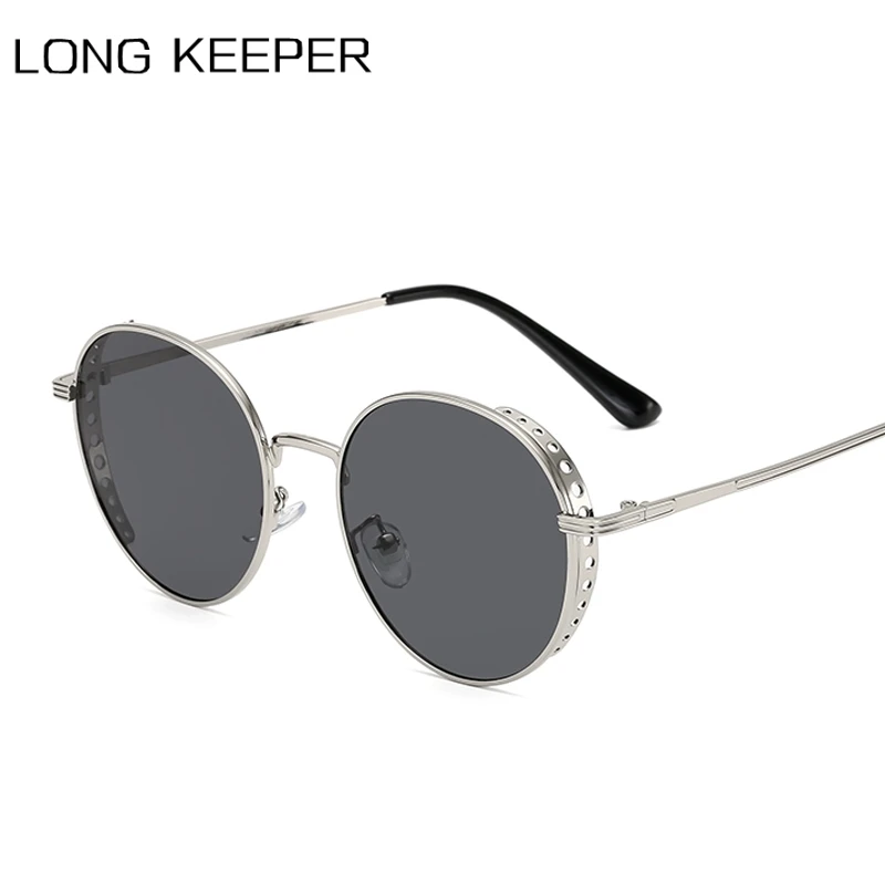 LongKeeper New Retro Steampunk Sunglasses Men Women Round Designer Metal Punk Shields Sun Glasses Luxury Brand Vintage Eyewear
LongKeeper New Retro Steampunk Sunglasses Men Women Round Designer Metal Punk Shields Sun Glasses Luxury Brand Vintage Eyewear