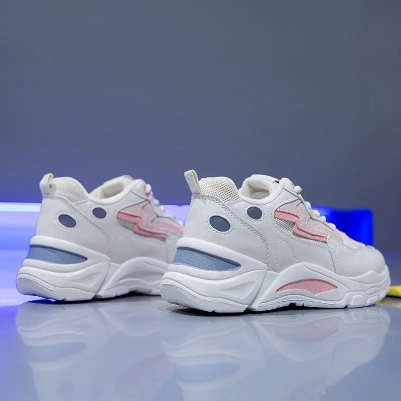 2021 New Spring Women PU Leather Sneakers Fashion Thick Bottom Women Platform Sneakers Casual Shoes Zapatos De Mujer Running
2021 New Spring Women PU Leather Sneakers Fashion Thick Bottom Women Platform Sneakers Casual Shoes Zapatos De Mujer Running