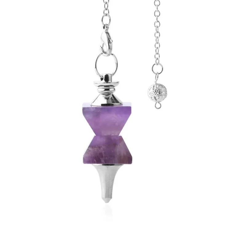 ARLIE Natural Stones Funnel Shaped Swing Dowsing Pendulum Symmetry Splice Pyramid Healing Crystal Pendant Wicca Pendule Jewelry
ARLIE Natural Stones Funnel Shaped Swing Dowsing Pendulum Symmetry Splice Pyramid Healing Crystal Pendant Wicca Pendule Jewelry