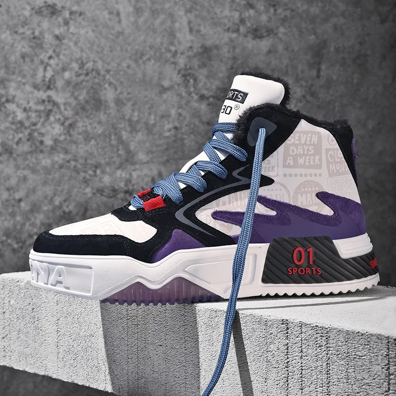 Winter Plus velvet High top Mens Skateboard Shoes Top quality Superstar Platform Shoes Men Designer Man Sneakers zapatos hombre
Winter Plus velvet High top Mens Skateboard Shoes Top quality Superstar Platform Shoes Men Designer Man Sneakers zapatos hombre